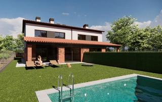 Casa pareada en Carrer slvia 3. Obra nueva con piscina y vistas al montseny