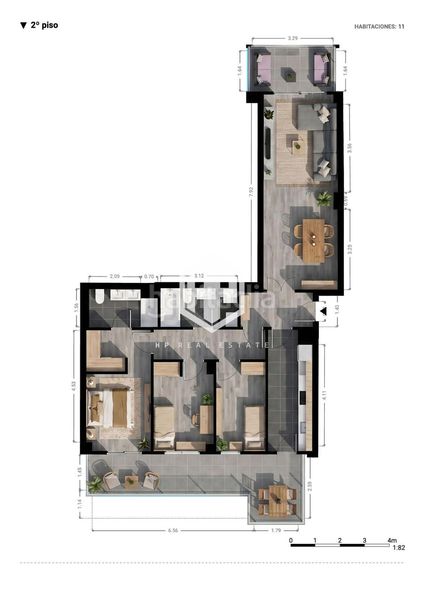 Foto 74549ff9-16a1-4dff-9561-1c71ff09a04d. Piso exclusiva vivienda moderna, elegante y lista para entrar a vivir, donde la amplitud interior, la luz natural y los espacios exteri en Badalona