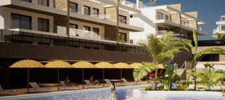 Rez-de-chaussée à Balcón de Finestrat-Terra Marina. Complejo residencial de obra nueva con vistas al mar en finestra