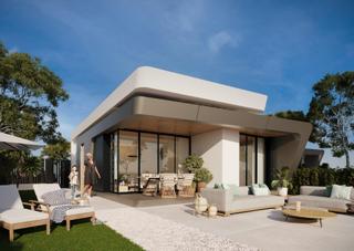 Xalet a Bonalba-Cotoveta. Complejo residencial de obra nueva cerca de mutxamel