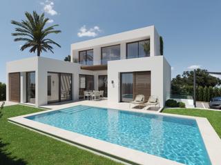 Xalet a Escandinavia-Cautivador. Villas de obra nueva en alfaz del pi