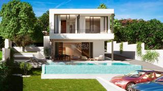 Chalet à El Pinar de Campoverde. Villas de obra nueva en pinar de campoverde