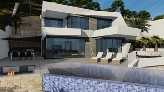 Xalet a Maryvilla. Villa de lujo de obra nueva con vistas espectaculares en calpe