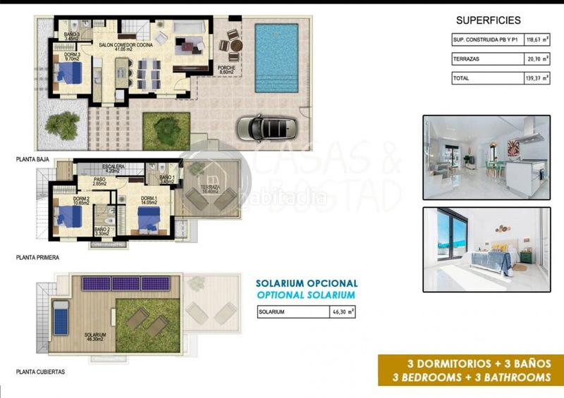 Foto e42497b5-88ac-464d-bccc-908fd4b9bd86. Chalet avec parking piscine dans Desamparados - Hurchillo - Torremendo Orihuela