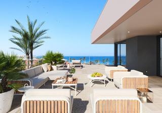 Chalet à El Mojón. Villa de obra nueva en torre de la horadada