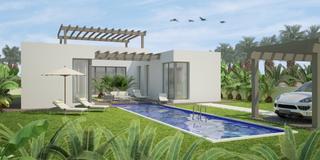 Chalet à Benijófar. Villas modernas de obra nueva en benijofar