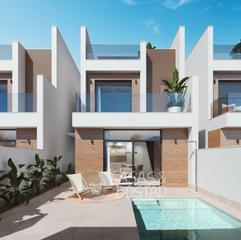 Xalet a San Pedro del Pinatar. Villas de obra nueva en san pedro del pinatar