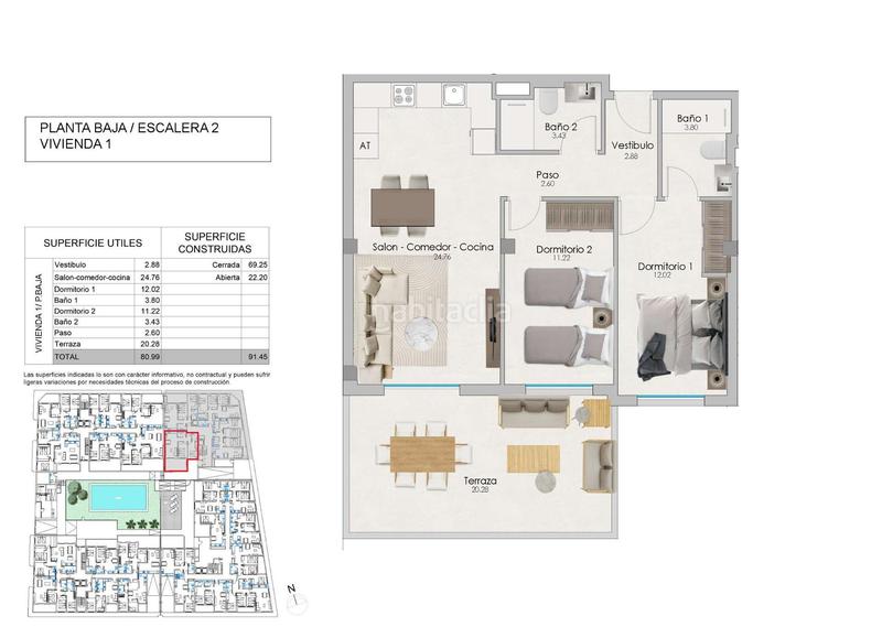 Foto b0844f27-1d7b-4fce-96ec-73dfca7e2764. Erdgeschoss mit parking pool in Norte Santa Pola