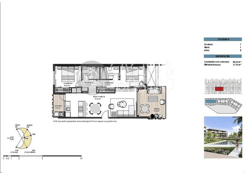 Foto 38f91dcc-8dc7-44fa-94c0-f11451b7ab8d. Attique avec parking piscine dans Mar Menor golf Torre - Pacheco
