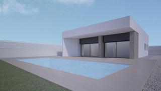 Xalet a Pedanías Oeste. Villa moderna de obra nueva en aspe