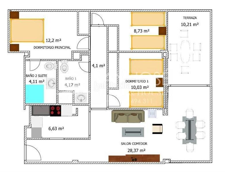 Foto 0b7a61e4-75cd-4e83-9d66-9c05baa15474. Pis amb piscina a Playa de San Juan Alicante