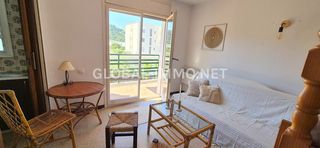Studiowohnung  Carrer luxemburg. Estudio con terraza orientada al sur, piscina y aparcamiento