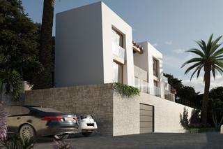 Maison à Paichi. Villa nueva con estilo ibicenca en benissa