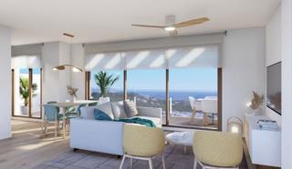 Casa a La Nucia Pueblo. Diferentes tipos de villas en la nucia con vistas al mar yjardin