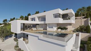 Maison à Cumbre del Sol. Villa moderna con vista al mar