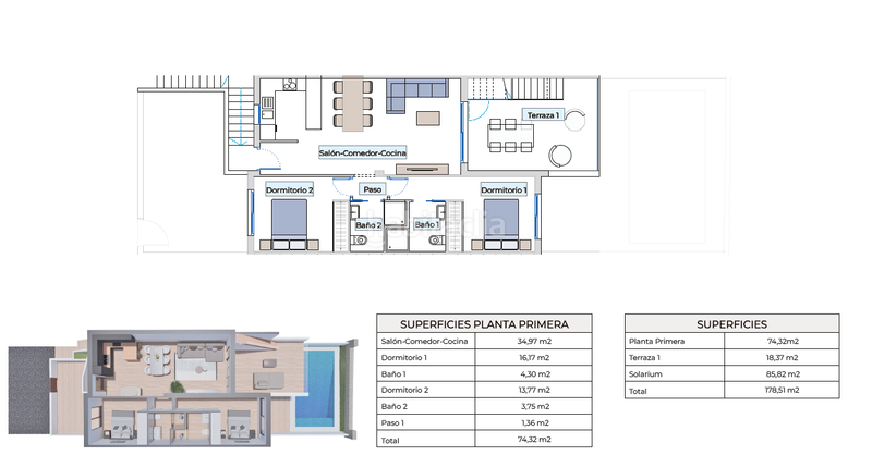 Foto 0999b15b-f147-4aa8-a121-d45015272872. Piccolo appartamento con piscina in Golf Bahía Finestrat