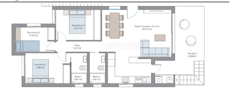 Foto dcf8973f-03e3-4da6-b124-92d469fb5702. Piccolo appartamento con piscina in Golf Bahía Finestrat