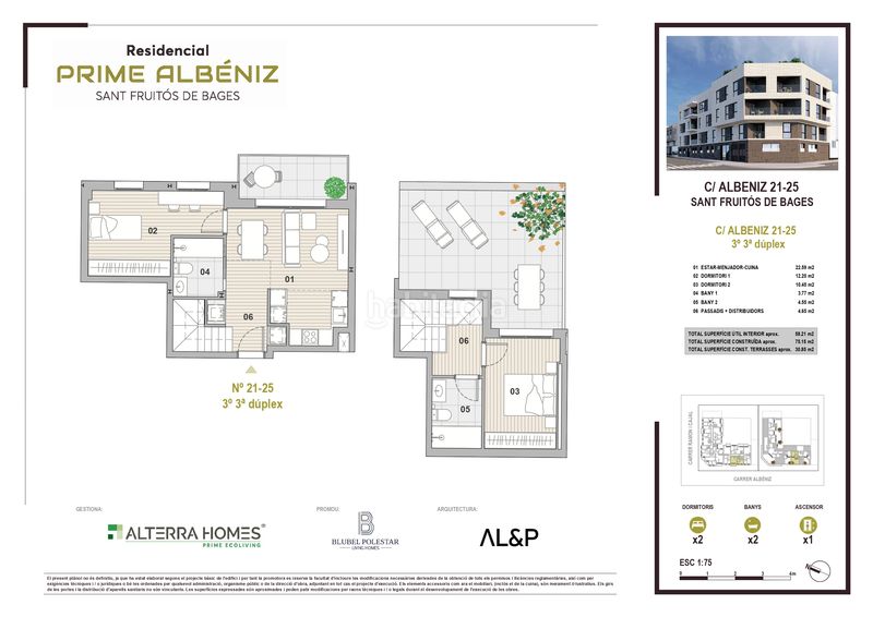 Foto d64db66f-e502-40bd-b21f-b91b52f019a4. Zweistöckige wohnung 93m<sup>2</sup> in carrer ramon i cajal 72 in Sant Fruitós de Bages