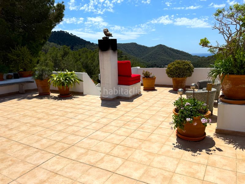 Foto fbaf29e9-52e5-49e3-8f51-323c5807ef55. Àtic amb xemeneia calefacció piscina a Santa Eulària des riu Santa Eulària
