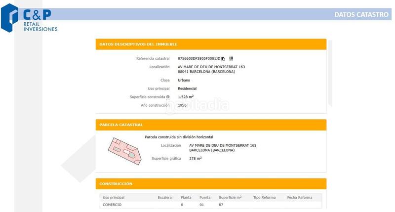 Foto 919cafcd-2da0-487b-8d5a-d05554c1530c. Miete geschäftsraum in avenida mare de deu de montserrat 164 in Barcelona