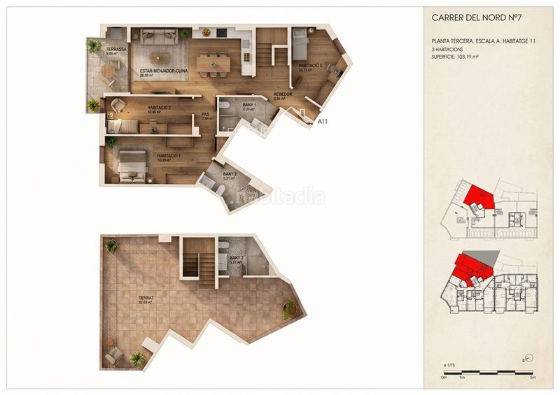 Foto ff998da2-bfed-48b8-8ea3-4f382e9a406c. Duplex avec chauffage dans Centre Torredembarra
