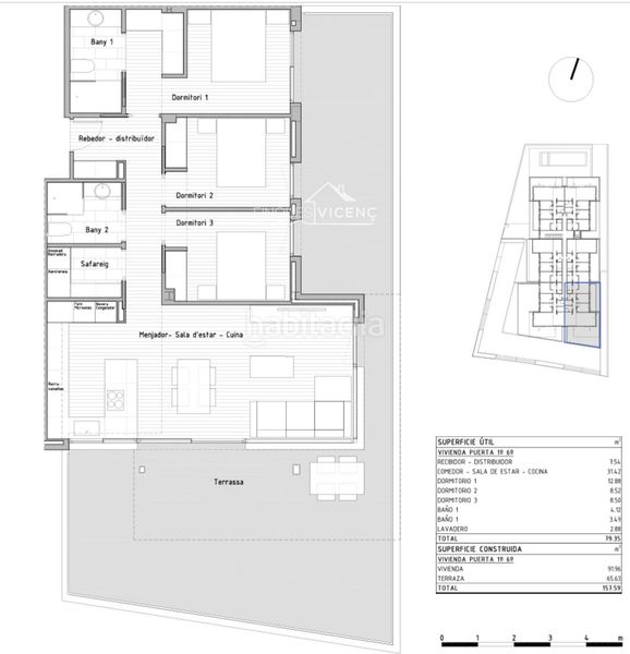 Foto 1bd50f92-d54e-47be-b90a-cdfc0d8df52f. Flat with heating pool in Cunit residencial Cunit