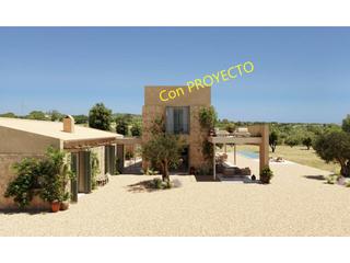 Finca rústica a 9 138. Finca con proyecto en sa marineta