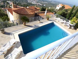 Haus  Canaries. Villa con vistas al mar en roses, zona de mas fumats