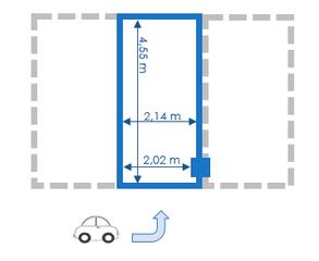 Rent Car parking in Carrer de terol 2. Edificio central park entrada por la calle barbastre