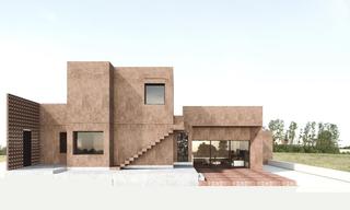 Casa a Montuïri. Moderna casa sobre plano en montuïri  en construcción, entrega e