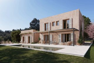 Mas à Sineu. Finca de lujo de nueva construcción en sineu