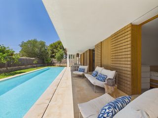 Rent House in Sa Ràpita - Ses Covetes. Elegante chalet de tres dormitorios cerca del mar y de es trenc