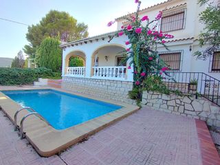 Miete Haus in Benicolada - Las Adelfas. Planta baja con vistas al mar en calpe. alquiler hasta mayo.