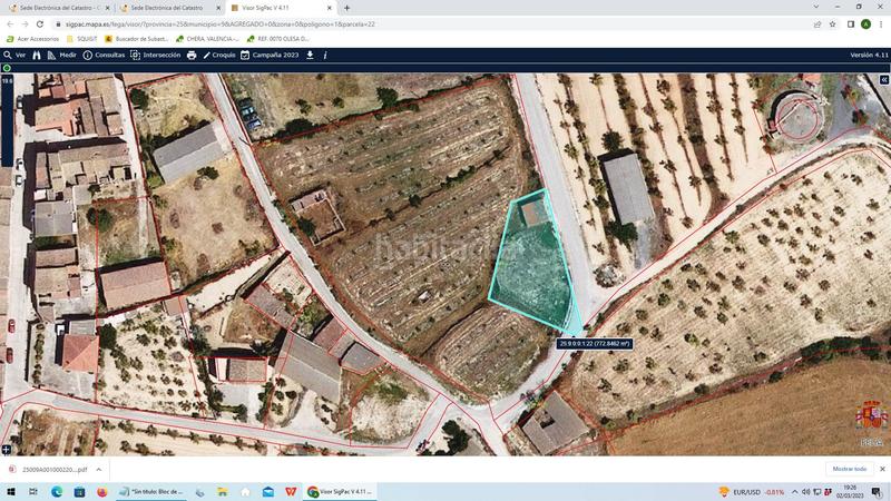 Foto c65f1937-7319-489d-8bc0-83868e5fbe0a. Terreny residencial a carrer dels diumenges 10 a Albi (L´)