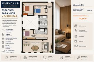 Piso en Plaza san agustín 7. Obra nueva en cartagena centro | viviendas exclusivas en plaza s