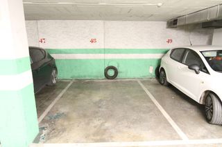 Car parking in Olesa de Montserrat. Plaza de parquing en zona centro-correos