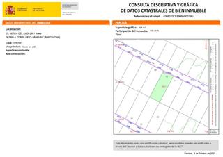Terreny residencial a Torre de Claramunt (La). Venta terreno urbanizable en la torre de claramunt zona pinedes