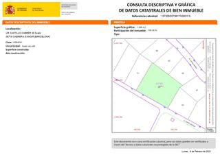 Terreny residencial a Torre de Claramunt (La). Venta terreno urbano en cabrera danoia!!