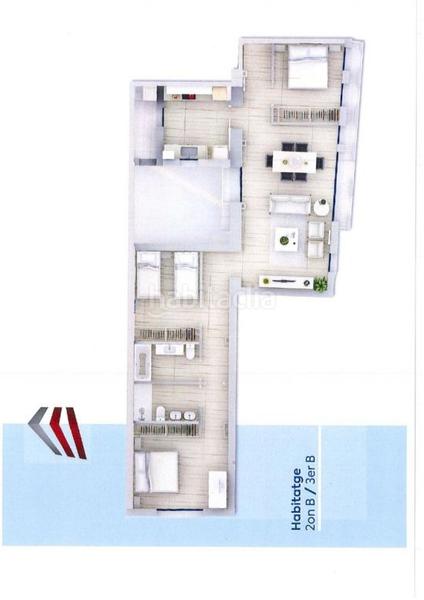 Foto 3395a972-40bb-4bb7-bbd5-8dcad6e48de3. Appartement dans carrer sant pau 4 dans Centre Figueres