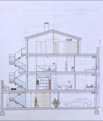 Edificio  Carrer tapis. Casa adosada a reformar en figueres con proyecto ccalçada de tap