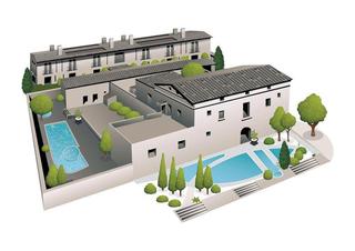 Chalet in Zona Los Colegios. Posesión mallorquina con proyecto de construcción en el centro d