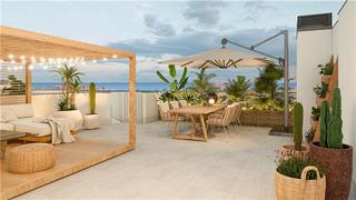 Attique à Ses Figueretes - Platja d'en Bossa - Cas Serres. A estrenar. ático con terraza, piscina comunitaria y gimnasio en