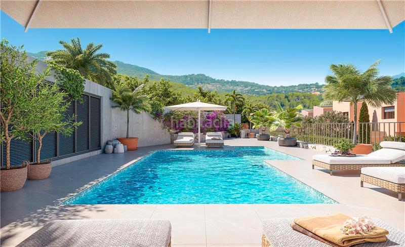 Foto 1f17782e-c80c-4bab-ae2a-4e0450318803. Casa adosada a estrenar. adosado en complejo residencial con piscina y jardines comunitarios, en Esporles