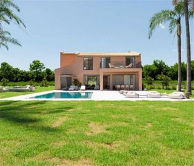 Mas à Sencelles. En construcción. finca rústica con piscina en solar de 14.206m2