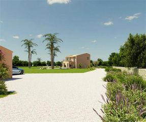 Masia a Sencelles. En construcción. finca rústica con piscina en solar de 14.206m2