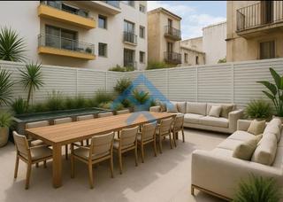 Pis a Aiguadolç - Sant Sebastià. Exclusiva planta baja dúplex en venta en sitges