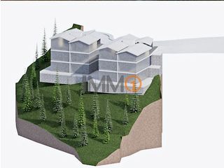 Terreno residencial en Els Cortals. Proyecto de 4 casas adosadas en la carretera de els cortals de e