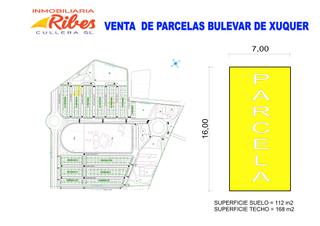 Terreny residencial a Carrer guadassuar 28. Inmobiliaria ribes.