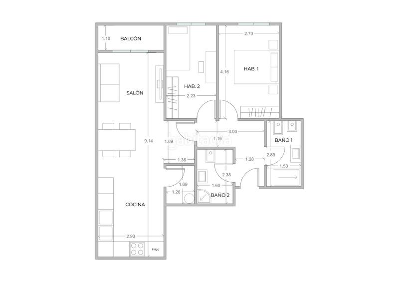 Foto da74413e-8c8d-4710-a7e3-545c0491db0b. Etagenwohnung in Grau - Quintanes Amposta