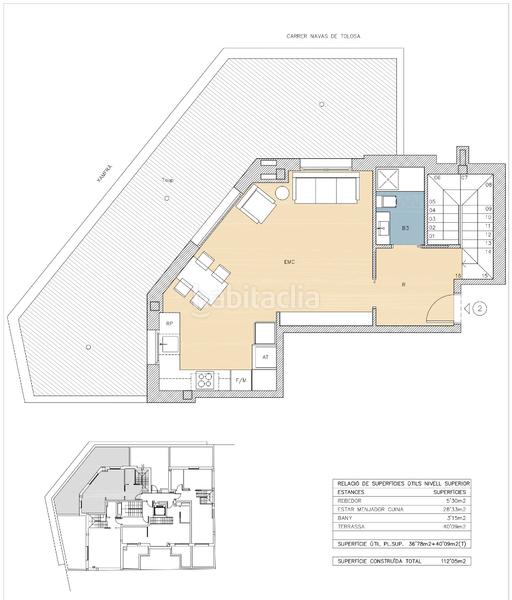 Foto 96bcd8cf-744f-4981-ba40-3d5868b190ab. Zweistöckige wohnung mit heizung in Segle XX Terrassa